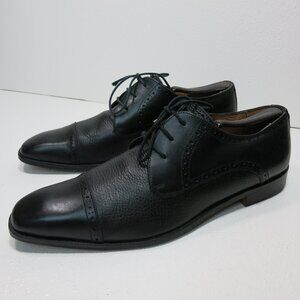 Saks Fifth Avenue Leather Dress Cap Toe Oxfords Shoes Men's Footwear Sz 11 M